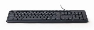 GEMBIRD Klawiatura GEMBIRD KB-U-103-RU (USB 2.0; (US); kolor czarny)