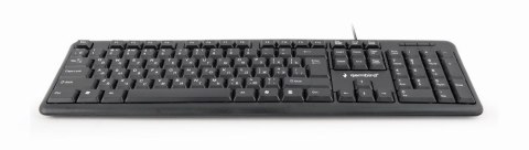 GEMBIRD Klawiatura GEMBIRD KB-U-103-RU (USB 2.0; (US); kolor czarny) GEMBIRD Klawiatura GEMBIRD KB-U-103-RU (USB 2.0; (US); kolor czarny)