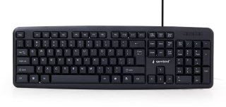 GEMBIRD Klawiatura GEMBIRD KB-U-103 (USB 2.0; (US); kolor czarny)