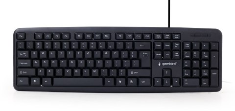 GEMBIRD Klawiatura GEMBIRD KB-U-103 (USB 2.0; (US); kolor czarny) GEMBIRD Klawiatura GEMBIRD KB-U-103 (USB 2.0; (US); kolor czarny)