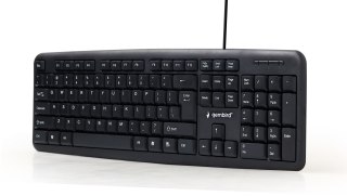 GEMBIRD Klawiatura GEMBIRD KB-U-103 (USB 2.0; (US); kolor czarny)