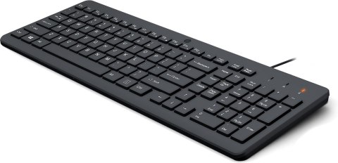 Hewlett-Packard Klawiatura HP 150 Wired Keyboard przewodowa czarna 664R5AA Hewlett-Packard Klawiatura HP 150 Wired Keyboard przewodowa czarna 664R5AA