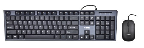 IBOX Zestaw klawiatura + mysz IBOX IKMS606 (USB 2.0; (US); kolor czarny; optyczna; 800 DPI) IBOX Zestaw klawiatura + mysz IBOX IKMS606 (USB 2.0; (US); kolor czarny; optyczna; 800 DPI)