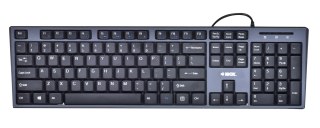 IBOX Zestaw klawiatura + mysz IBOX IKMS606 (USB 2.0; (US); kolor czarny; optyczna; 800 DPI)