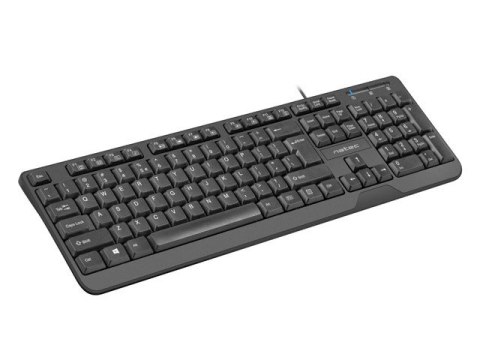 NATEC Klawiatura membranowa NATEC Trout US NKL-0967 (USB 2.0; (EN); kolor czarny)