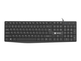 NATEC NATEC KLAWIATURA NAUTILUS US SLIM CZARNA NKL-1950