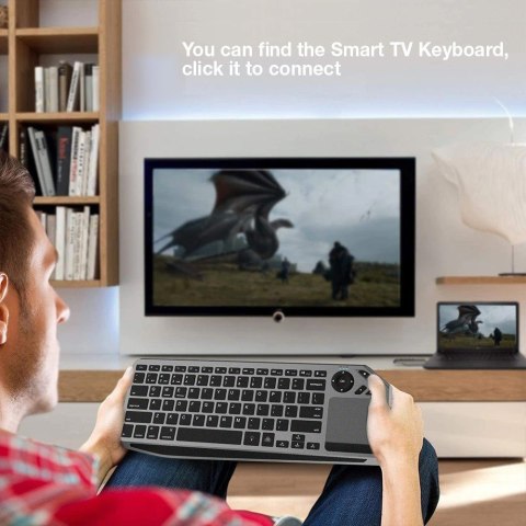TECHly TECHLY BEZPRZEWODOWA KLAWIATURA DUALNA BT/RF TOUCH TECHly TECHLY BEZPRZEWODOWA KLAWIATURA DUALNA BT/RF TOUCH