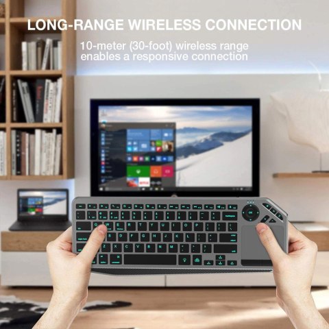 TECHly TECHLY BEZPRZEWODOWA KLAWIATURA DUALNA BT/RF TOUCH TECHly TECHLY BEZPRZEWODOWA KLAWIATURA DUALNA BT/RF TOUCH