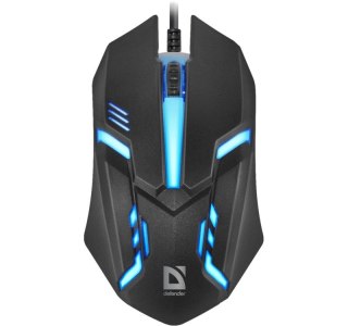 Defender DEFENDER MYSZ CYBER MB-560L 7 KOLORÓW 1200DPI 3P CZARNA 52560
