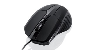 IBOX Mysz IBOX i005 LASEROWA PRZEWODOWA, USB IMLAF005 (laserowa; 1600 DPI; kolor czarny)