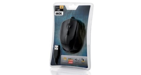 IBOX Mysz IBOX i005 LASEROWA PRZEWODOWA, USB IMLAF005 (laserowa; 1600 DPI; kolor czarny) IBOX Mysz IBOX i005 LASEROWA PRZEWODOWA, USB IMLAF005 (laserowa; 1600 DPI; kolor czarny)