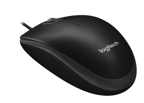 Logitech Mysz Logitech B100 910-003357 (optyczna; 800 DPI; kolor czarny)