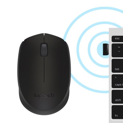 Logitech Mysz Logitech B170 910-004798 (optyczna; 1000 DPI; kolor czarny) Logitech Mysz Logitech B170 910-004798 (optyczna; 1000 DPI; kolor czarny)