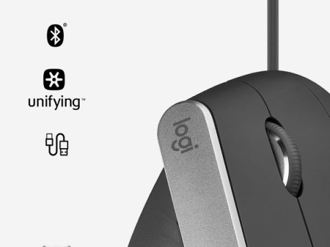 Logitech Mysz Logitech MX 910-005448 (optyczna; 4000 DPI; kolor czarny)