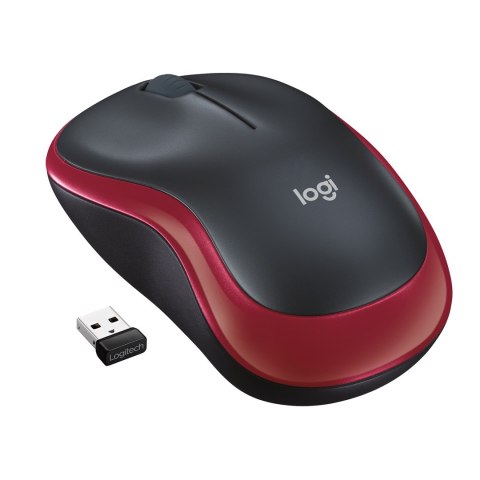 Logitech Mysz Logitech M185 910-002240 (optyczna; 1000 DPI; kolor czerwony) Logitech Mysz Logitech M185 910-002240 (optyczna; 1000 DPI; kolor czerwony)