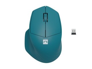 NATEC NATEC MYSZ BEZPRZEWODOWA SISKIN 2 1600DPI NIEBIESKA BLUETOOTH 5.0 + 2.4GHZ NMY-1971