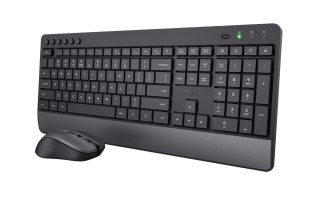Trust Klawiatura i mysz TRUST TREZO WIRELESS DESKSET ECO US