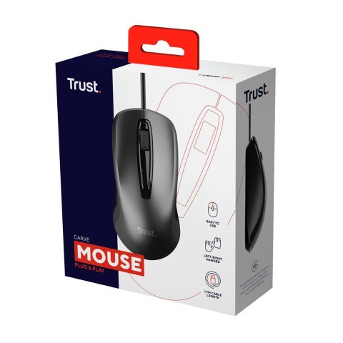 Trust Mysz TRUST Carve Wired Optical