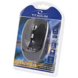 TITANUM Mysz TITANUM Snapper 6D TM105K (optyczna; 1600 DPI; kolor czarny) TITANUM Mysz TITANUM Snapper 6D TM105K (optyczna; 1600 DPI; kolor czarny)