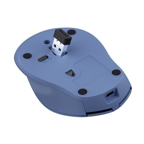Trust Mysz TRUST ZAYA Wireless Rechargeable Mouse BLUE (25039)