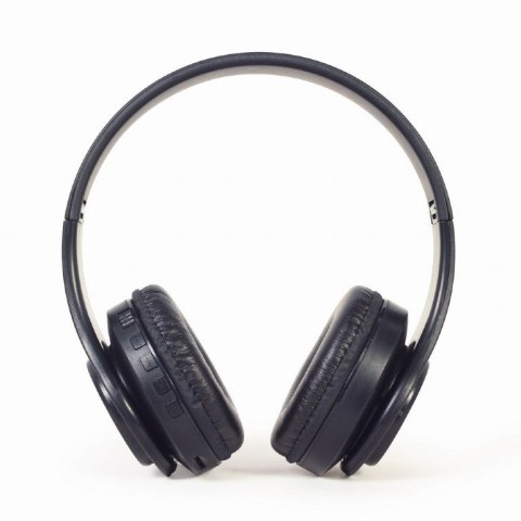 GEMBIRD GEMBIRD SŁUCHAWKI STEREOFONICZNE LED BLUETOOTH CZARNE + MIKROFON + REGULACJA