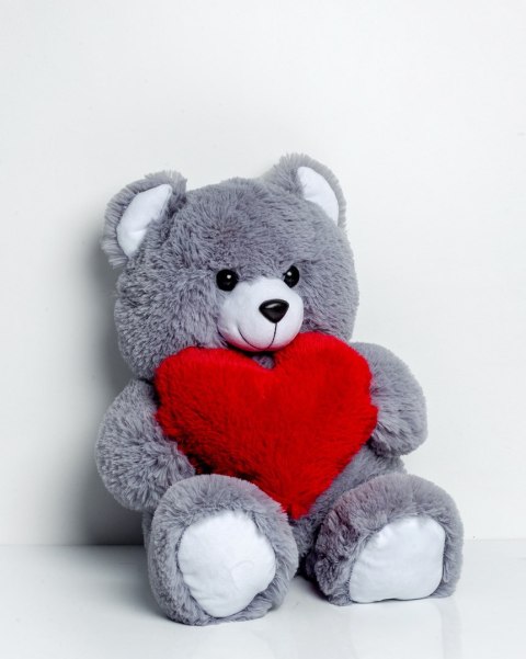 Go Gift Miś FRANK 50cm szary