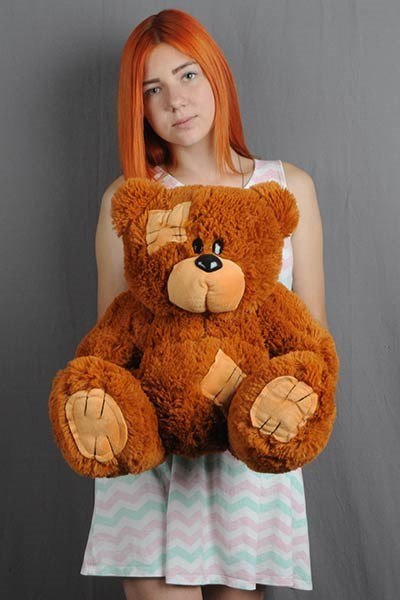 Go Gift Miś TEDDY 60cm brązowy Go Gift Miś TEDDY 60cm brązowy