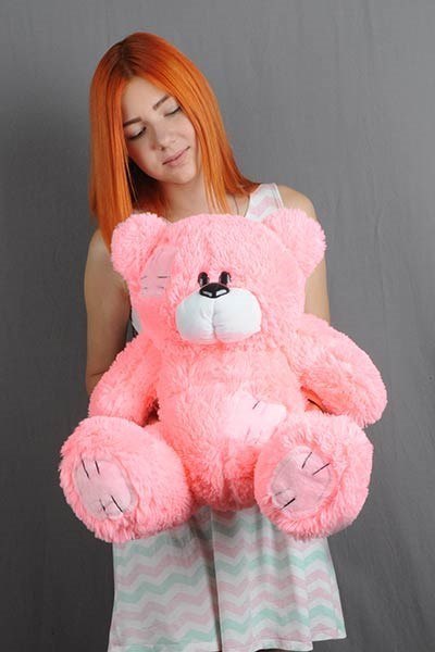 Go Gift Miś TEDDY 60cm różowy Go Gift Miś TEDDY 60cm różowy