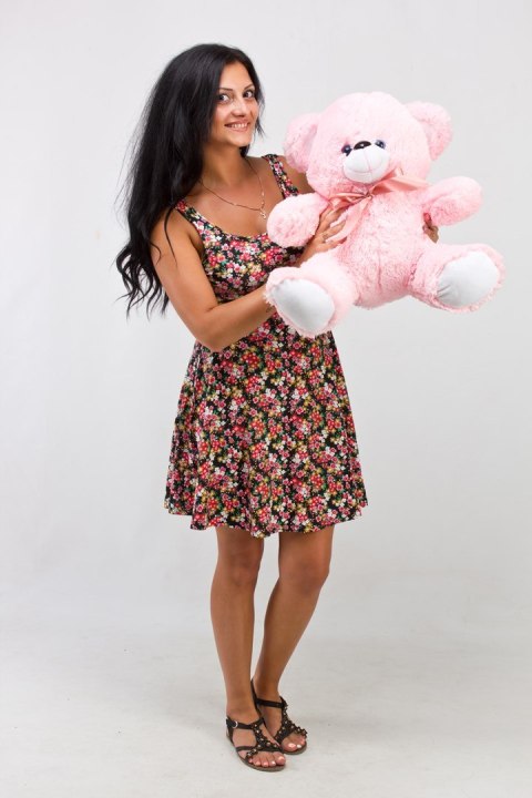 Go Gift Miś TOMMY 65cm różowy