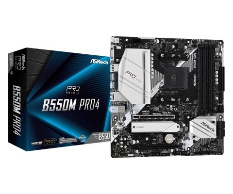 Asrock Płyta główna Asrock B550M PRO4 Asrock Płyta główna Asrock B550M PRO4