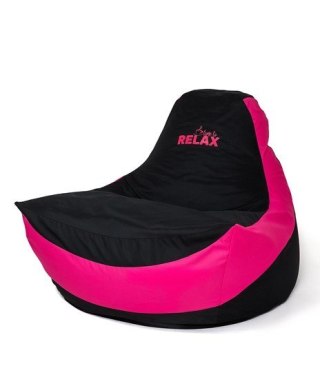 Go Gift Pufa worek sako BOLID czarny-różowy XXL 140x100
