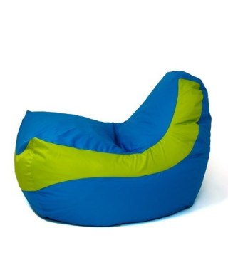 Go Gift Pufa worek sako BOLID niebieski-zielony XXL 140x100
