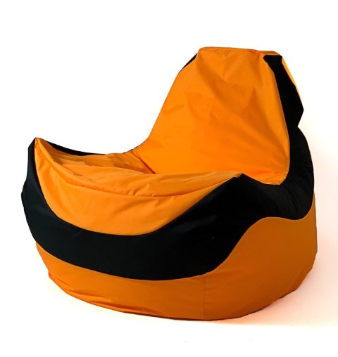 Go Gift Pufa worek sako BOLID pomarańczowy-czarny XXL 140x100 Go Gift Pufa worek sako BOLID pomarańczowy-czarny XXL 140x100