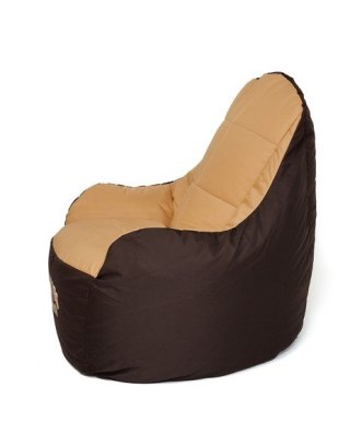 Go Gift Pufa worek sako BOSS brązowy-beżowy XXL 140x90