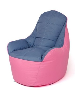 Go Gift Pufa worek sako BOSS różowy-szary XXL 140x90