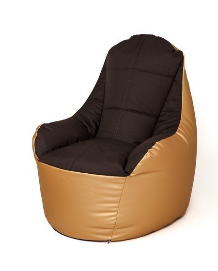 Go Gift Pufa worek sako BOSS złoty-brązowy XXL 140x90 Go Gift Pufa worek sako BOSS złoty-brązowy XXL 140x90