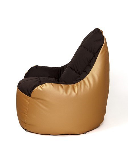 Go Gift Pufa worek sako BOSS złoty-brązowy XXL 140x90 Go Gift Pufa worek sako BOSS złoty-brązowy XXL 140x90