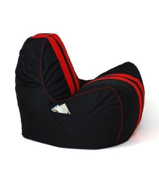 Go Gift Pufa worek sako FERRARI czarny-czerwony XXL 140x100