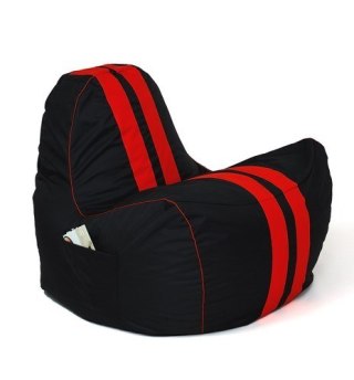 Go Gift Pufa worek sako FERRARI czarny-czerwony XXL 140x100