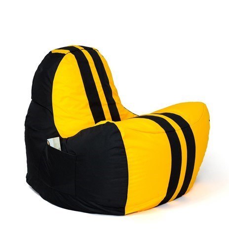 Go Gift Pufa worek sako FERRARI czarny-żółty XXL 140x100 Go Gift Pufa worek sako FERRARI czarny-żółty XXL 140x100