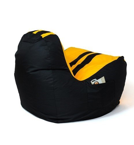 Go Gift Pufa worek sako FERRARI czarny-żółty XXL 140x100 Go Gift Pufa worek sako FERRARI czarny-żółty XXL 140x100