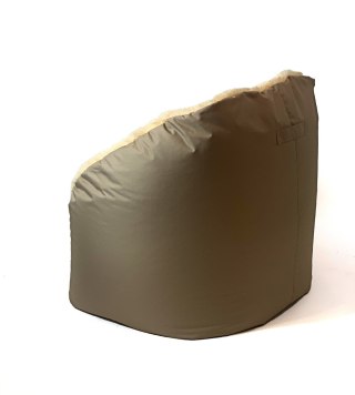 Go Gift Pufa worek sako FLUFFY kremowy XXL 140x90
