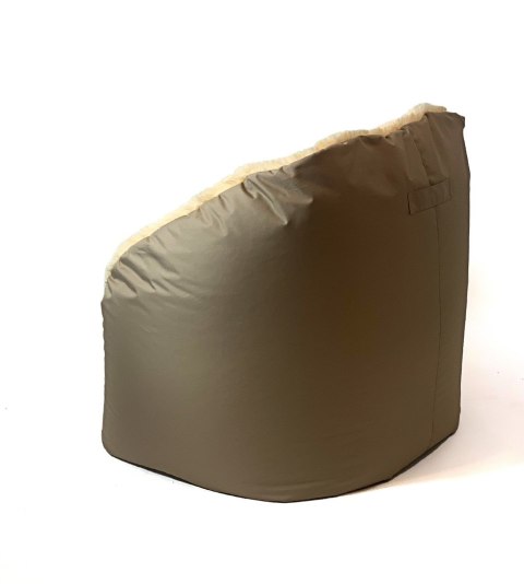 Go Gift Pufa worek sako FLUFFY kremowy XXL 140x90