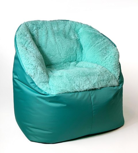 Go Gift Pufa worek sako FLUFFY miętowy XXL -140x90 Go Gift Pufa worek sako FLUFFY miętowy XXL -140x90