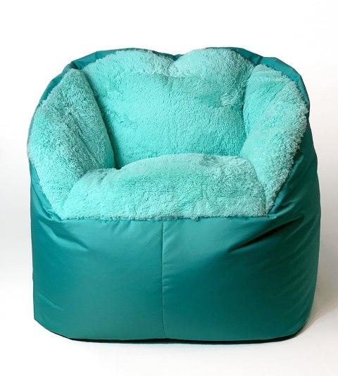 Go Gift Pufa worek sako FLUFFY miętowy XXL -140x90 Go Gift Pufa worek sako FLUFFY miętowy XXL -140x90