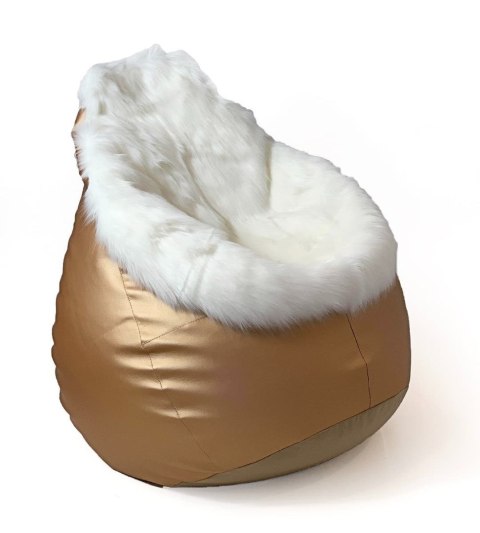 Go Gift Pufa worek sako GLAMOUR złoty XL 120x80 Go Gift Pufa worek sako GLAMOUR złoty XL 120x80