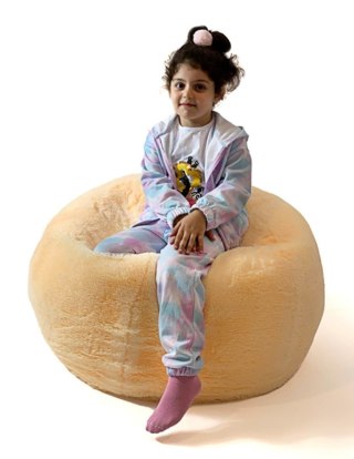 Go Gift Pufa worek sako KULA kremowy XL 120