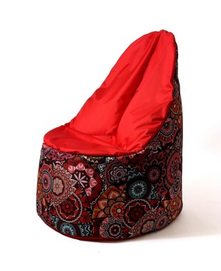 Go Gift Pufa worek sako MANDALA druk-czerwony XL 120x80