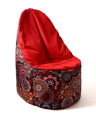 Go Gift Pufa worek sako MANDALA druk-czerwony XL 120x80