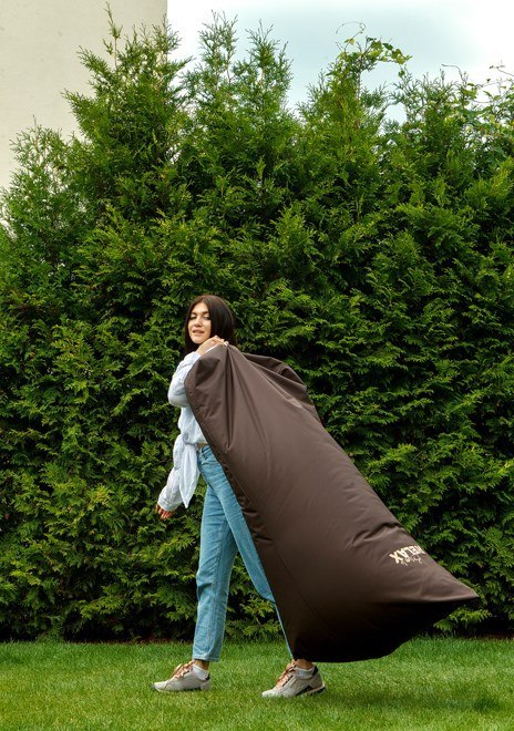 Go Gift Pufa worek sako MATERAC brązowy XXL 160x80 Go Gift Pufa worek sako MATERAC brązowy XXL 160x80